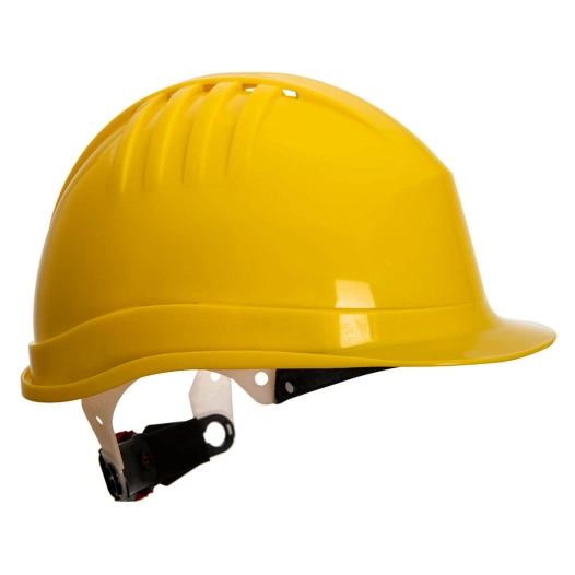 Casque de sécurité Expertline (roue à cliquet) - Jaune - PORTWEST