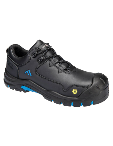 Chaussure basse Apex S3S ESD HRO SR SC FO - 38 - Noir/Bleu - PORTWEST