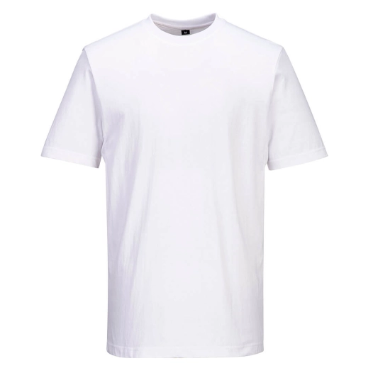 Chef Cotton MeshAir T-Shirt - M - Blanc - PORTWEST