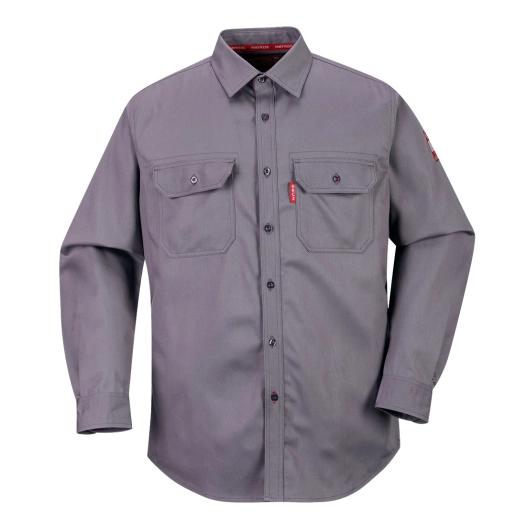 Chemise Bizflame 88/12 - XS - Gris - PORTWEST