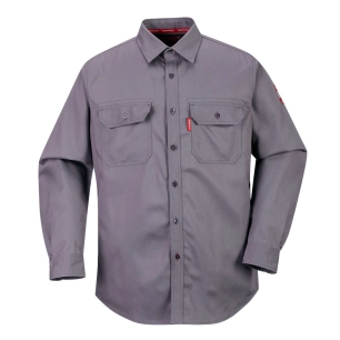 Chemise Bizflame 88/12 - XS - Gris - PORTWEST