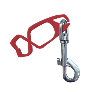Clip pour gants (Pk40) - Rouge - PORTWEST
