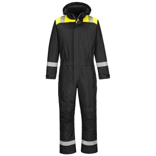 Combinaison dhiver PW3 - M - Noir/jaune - PORTWEST
