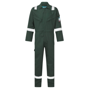 Combinaison Flamme Résistant et Antistatique 350g - 4XL - Vert - PORTWEST