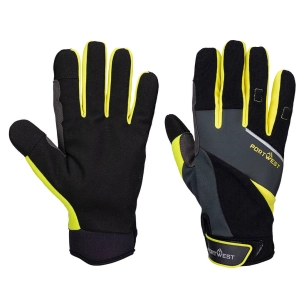 DX4 LR Gant Anti-Coupure - M - Noir/jaune - PORTWEST