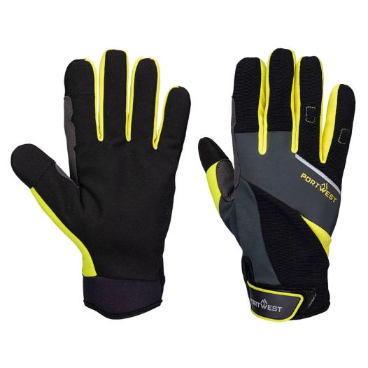 DX4 LR Gant Anti-Coupure - XL - Noir/jaune - PORTWEST