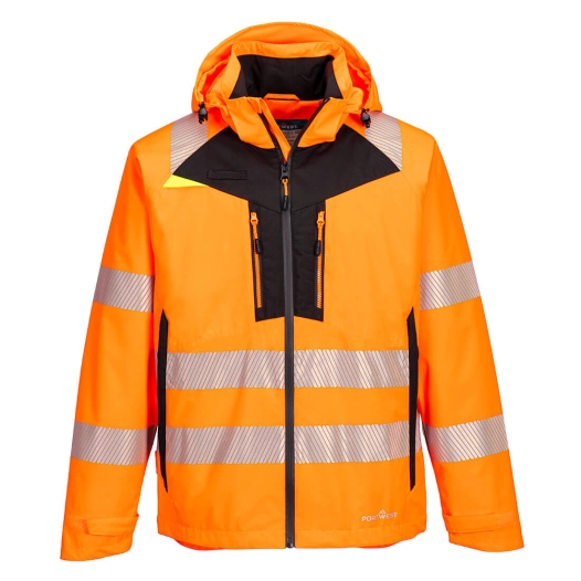 DX4 Veste de pluie haute visibilité - M - Orange - PORTWEST