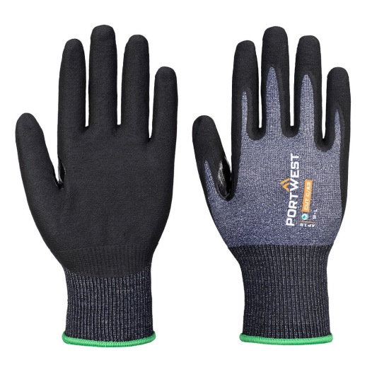 Gant SG Grip15 Eco Nitrile (Pk12) - XXL - Bleu/Noir - PORTWEST