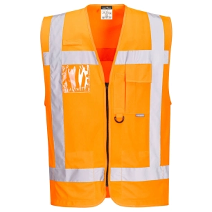 Gilet Multipoches haute-visibilité RWS - 4XL - Orange - PORTWEST