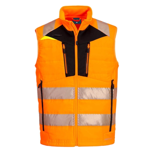 Gilet Softshell haute visibilité DX4 - 4XL - Orange/Noir - PORTWEST