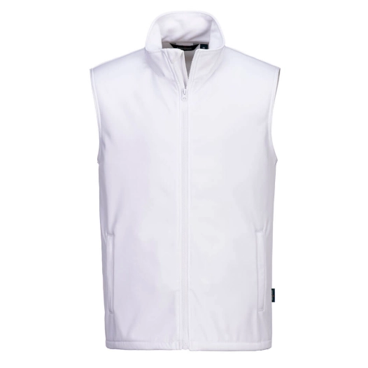 Gilet Softshell Print and Promo (2 couches) - XXL - Blanc - PORTWEST