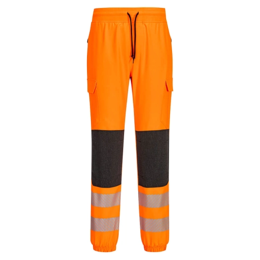 Jogging Haute-Visibilité PW3 Flexi - S - Orange/Noir - PORTWEST