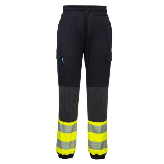 Jogging PW3 Haute-Visibilité Flexi classe 1 - XL - Noir/jaune - PORTWEST