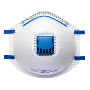 Masque FFP2 avec valve (10pcs) - Blanc - PORTWEST