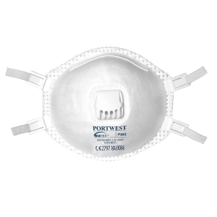Masque FFP3 DOLOMITE à valve (10 pcs) - Blanc - PORTWEST