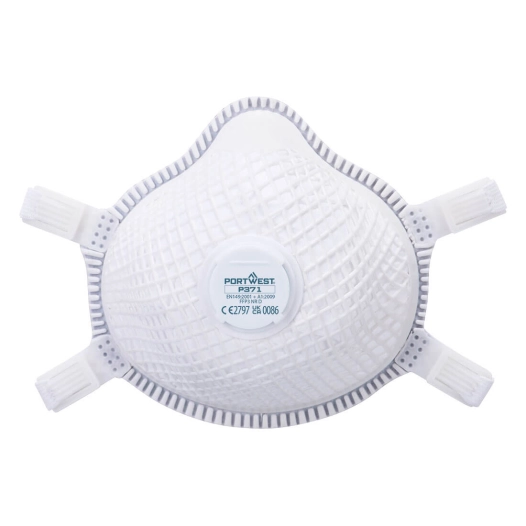 Masque respiratoire FFP3 à valve dolomite - Blanc - PORTWEST