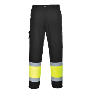 Pantalon combat Hi-Vis Bicolore - XL - Jaune/Noir - PORTWEST