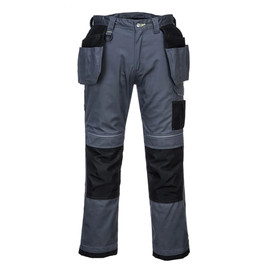 Pantalon de travail PW3 Stretch Holster - 28 - Gris Zoom/Noir - PORTWEST