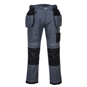 Pantalon de travail PW3 Stretch Holster - 41 - Gris Zoom/Noir - PORTWEST