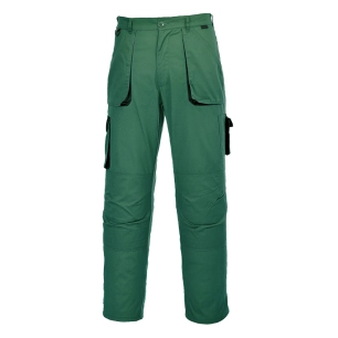 Pantalon Portwest Texo Contrast - S - Vert bouteille - PORTWEST