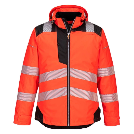 Parka HV PW3 - XXL - Rouge/noir - PORTWEST