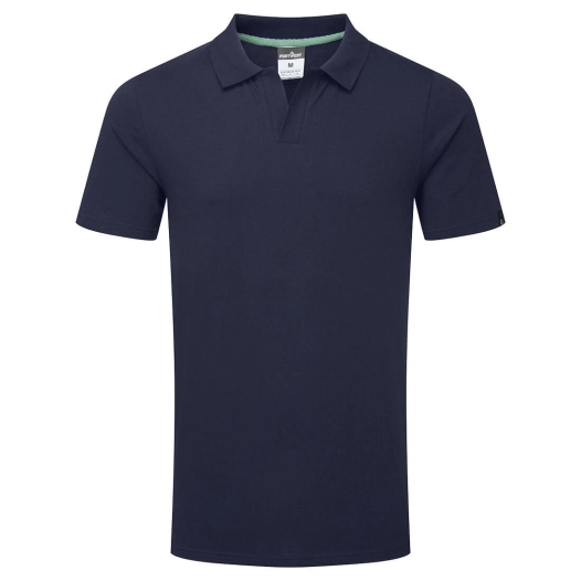 Polo en coton biologique recyclable - L - Marine - PORTWEST