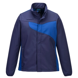PW2 Softshell pour femmes (2L) - L - Marine/Royal - PORTWEST