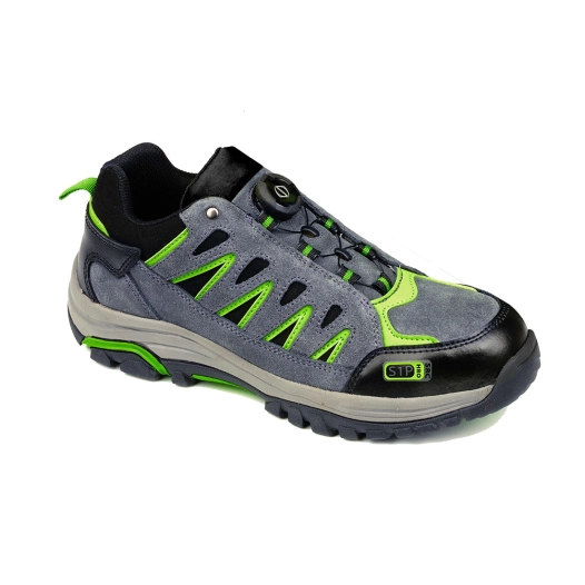 Steelite Wire Lace Safety Trainer S1P HRO - 40 - Gris /Vert - PORTWEST