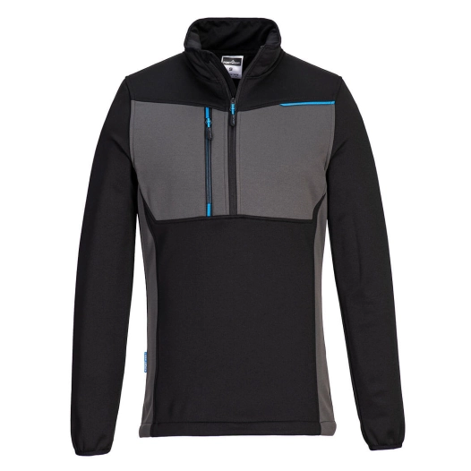 Sweat semi-zippé WX3 - XL - Noir - PORTWEST