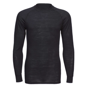 T-shirt à manches longues en laine mérinos - XXL - Noir - PORTWEST