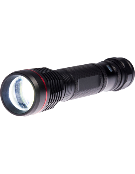Torche rechargeable USB - Noir - PORTWEST