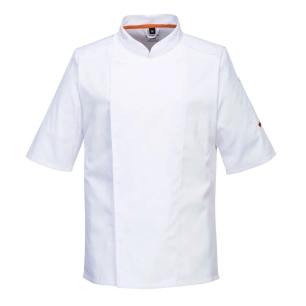 Veste de cuisine manches longues Stretch Mesh Air Pro - L - Blanc - PORTWEST