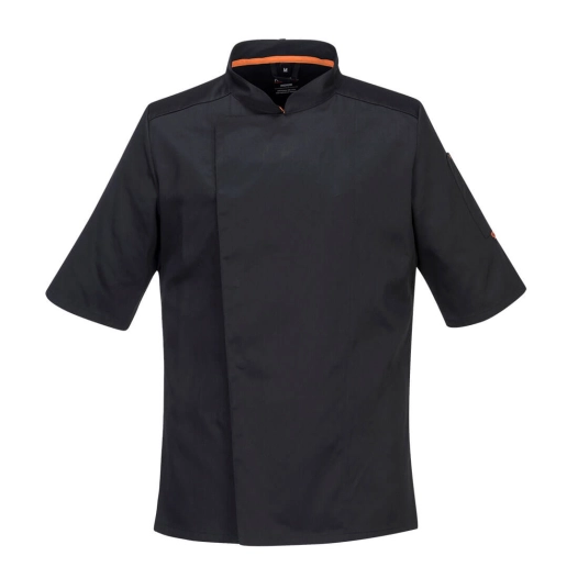Veste de cuisine manches longues Stretch Mesh Air Pro - M - Noir - PORTWEST