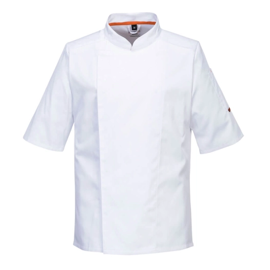 Veste de cuisine manches longues Stretch Mesh Air Pro - S - Blanc - PORTWEST