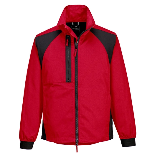 Veste de travail WX2 Stretch - M - Rouge foncé - PORTWEST