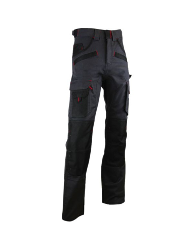Pantalon ARGILE - avec poches genouillères - gris nuit/noir - Taille 52 - Lebeurre - lma