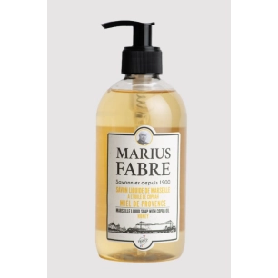 Savon de Marseille Liquide Flacon Pompe 400ml Senteur Miel - MARIUS FABRE