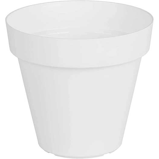 Pot de fleur capri 25cm blanc - EDA