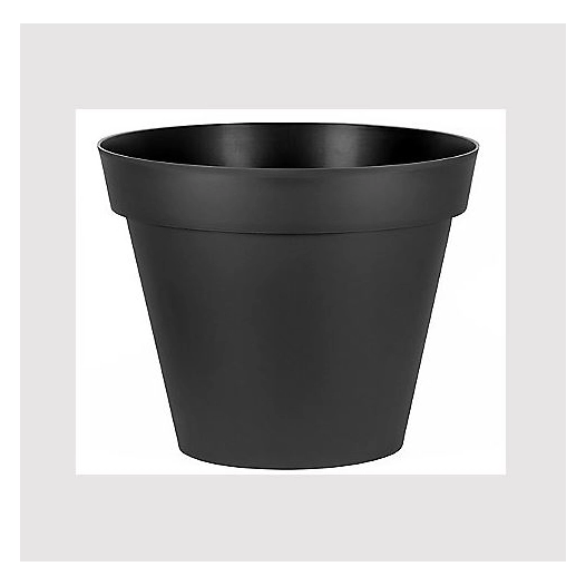 Pot de fleurs rond Toscane ø100 cm 356L gris anthracite - EDA