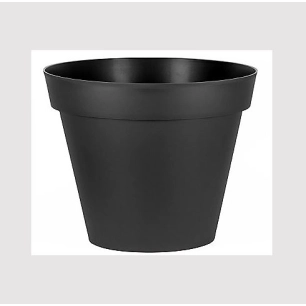 Pot de fleurs rond Toscane ø100 cm 356L gris anthracite - EDA