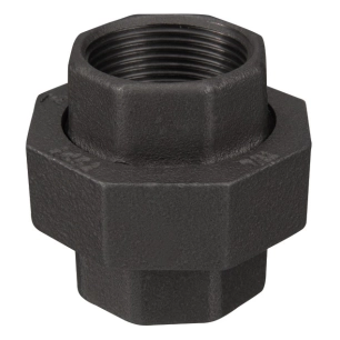 Manchon union fonte noire à joint plat FF - Fig 330N - 33x42 - Sferaco