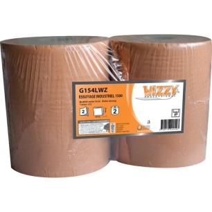 Bobine industrielle d'essuyage chamois 1500 feuilles par bobine