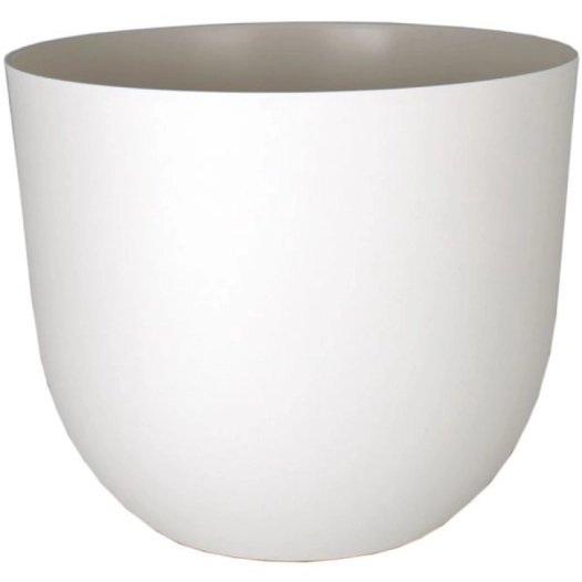 Pot de fleur havana natural diam. 30 cm - blanc granite - EDA