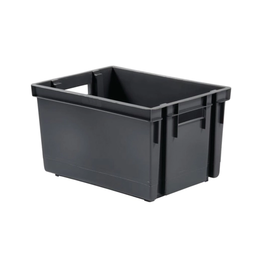 Bac de rangement sans couvercle 30 l 44,1 x 34,5 x 23,5 gris - EDA