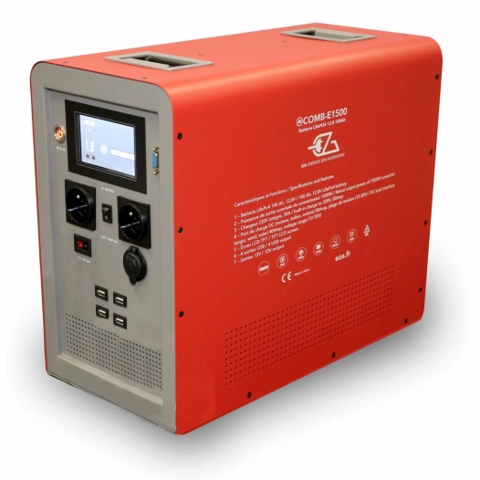 Station d’énergie COMB-E 1500W 3 en 1 (batterie régulateur et convertisseur ) - EZA