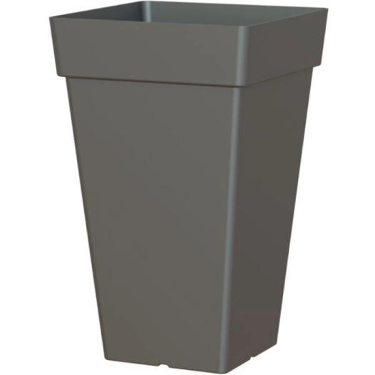 Pot de Fleur Capri Carre Haut 50cm Anthracite – Anthracite – Eda