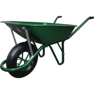 Brouette Polyvalente Caisse Galvanisée Et Roue Gonflée