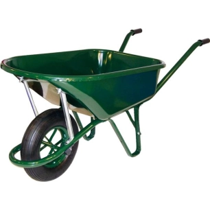 Brouette Rénovation Verte Roue Gonflée