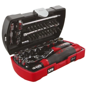 Cliquet Et Douilles 1/4 Coffret De 40 Pièces