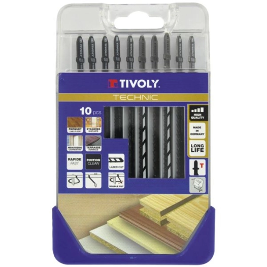 Coffret 10 Lames Bois Mixte